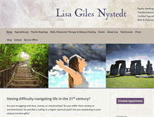 Tablet Screenshot of lisagilesnystedt.com